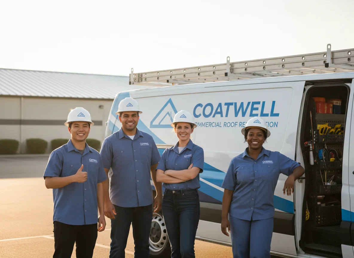 Commercial roof coating company in Edwards, MO